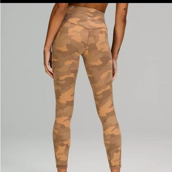 Nwt Lululemon Heritage Tan Camo Align HR Pant with Pockets Size 18 - Picture 2 of 10